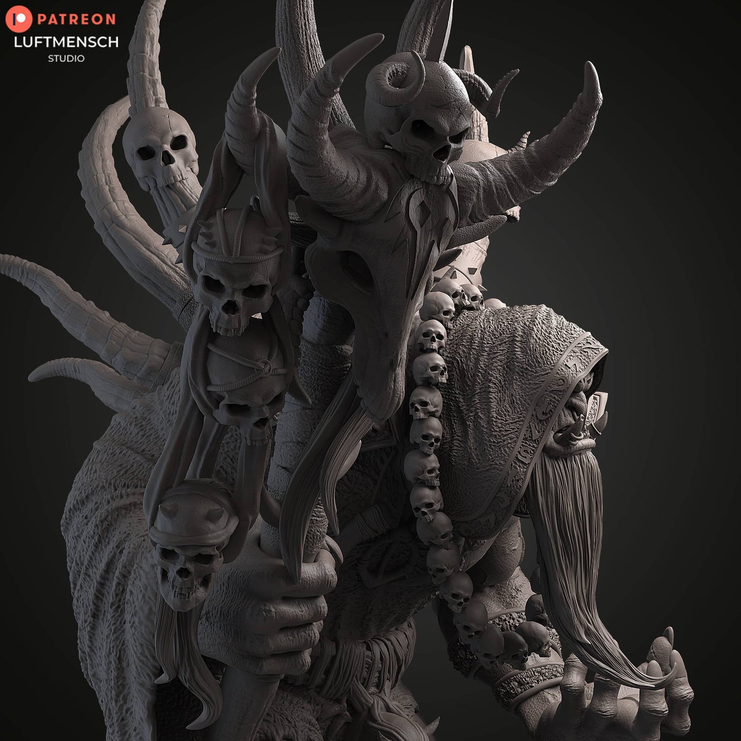 Gul'dan Figurine - World of Warcraft Inspired Collectible