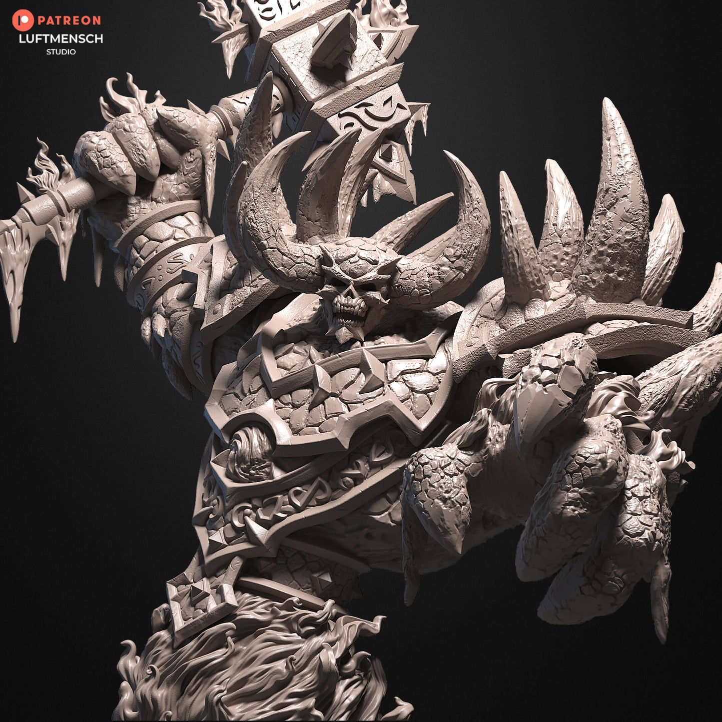 Ragnaros Figurine - World of Warcraft Inspired Collectible