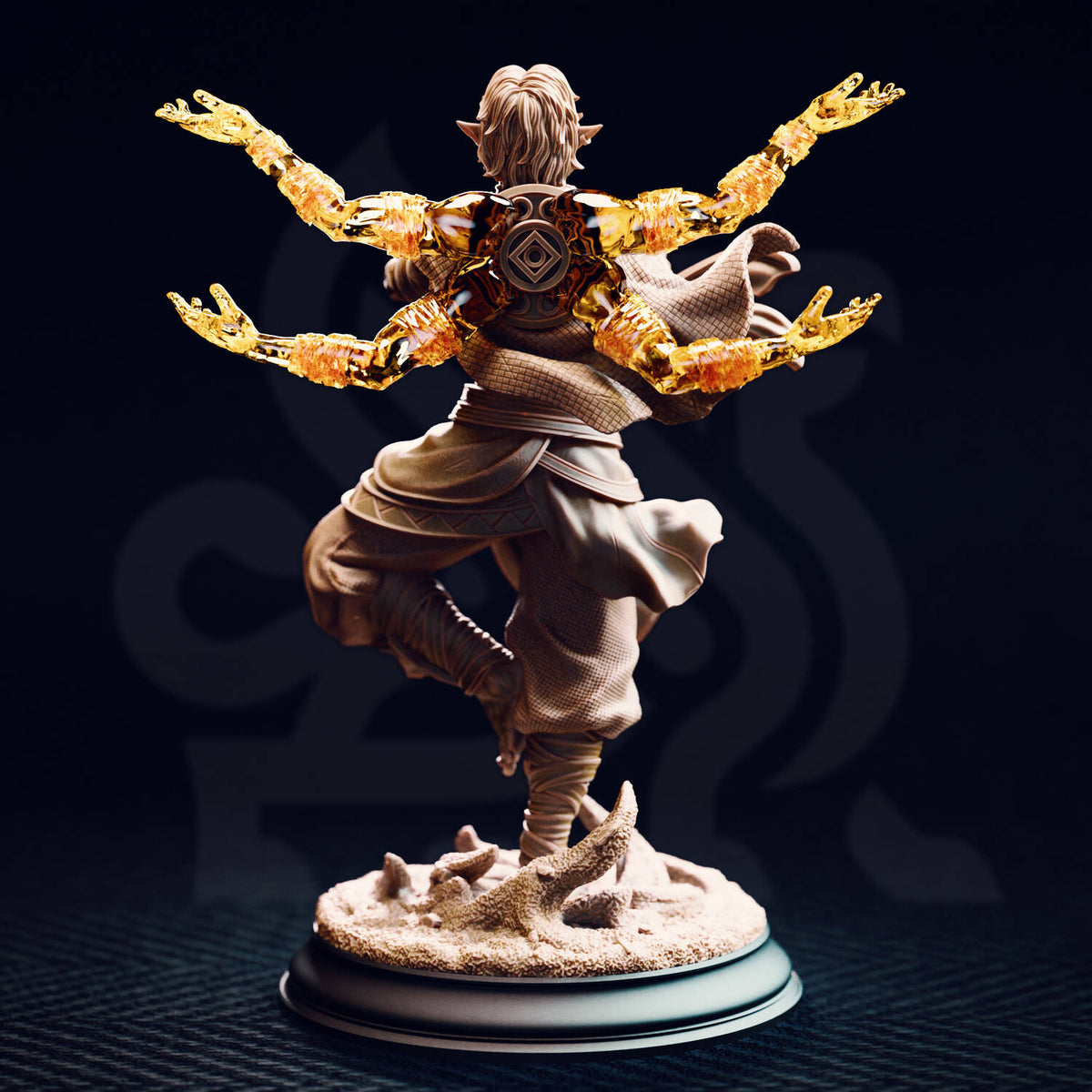 Caryian – Elf Monk of the Astral Sun