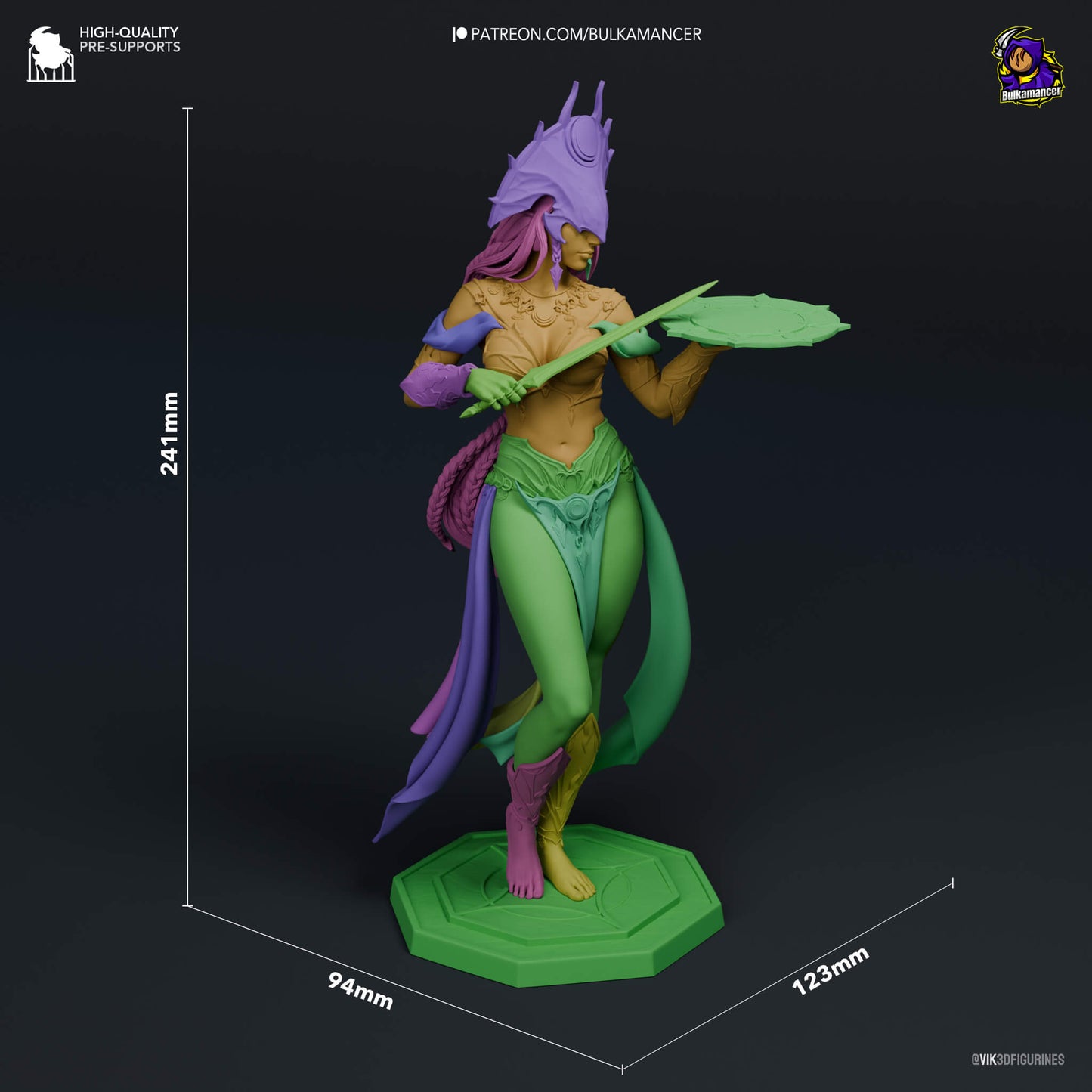 Lady Shar Figure - Baldur's Gate Figurine