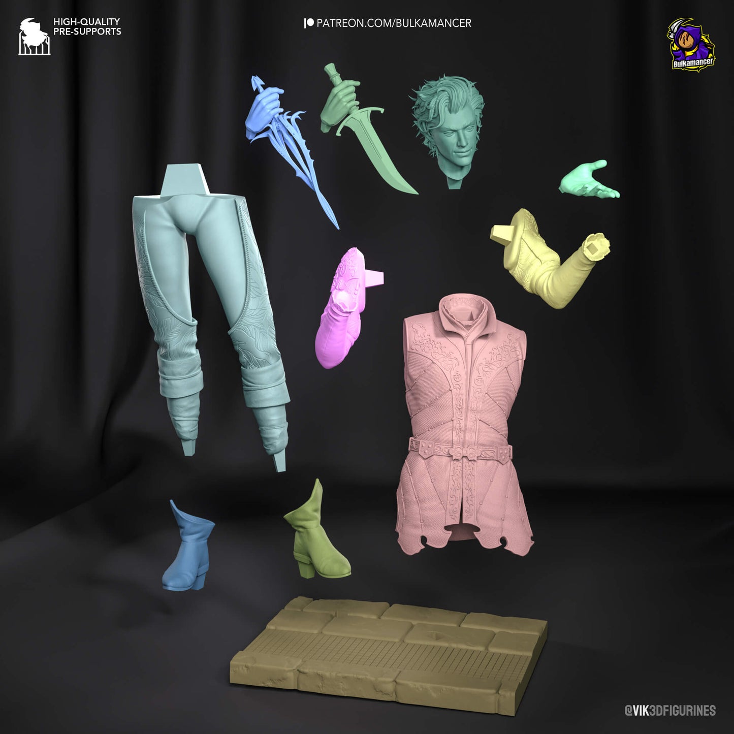 Astarion Figure - Baldur's Gate Figurine