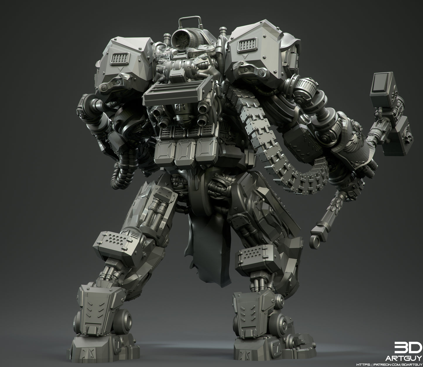 Hallowed Dread Knight – Grimdark War Machine