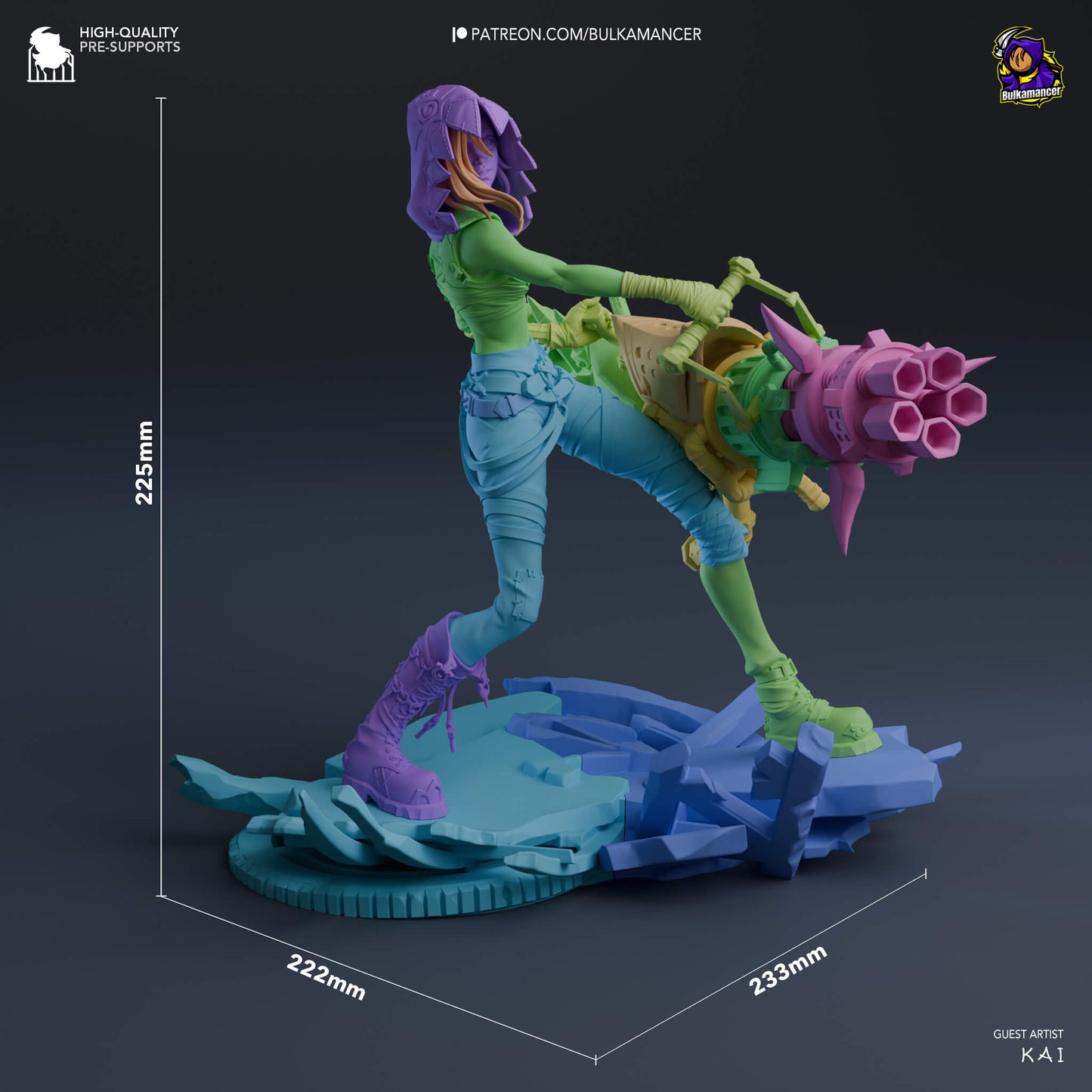 Jinx Figure - Arcane Figurine