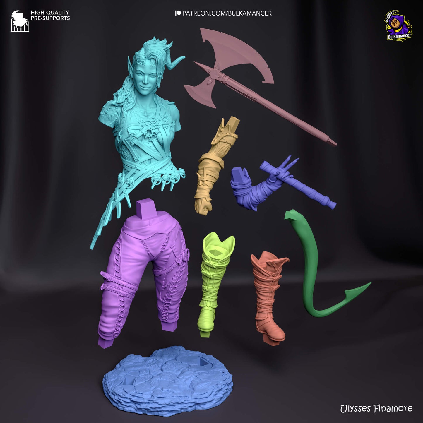 Karlach Figure - Baldur's Gate Figurine