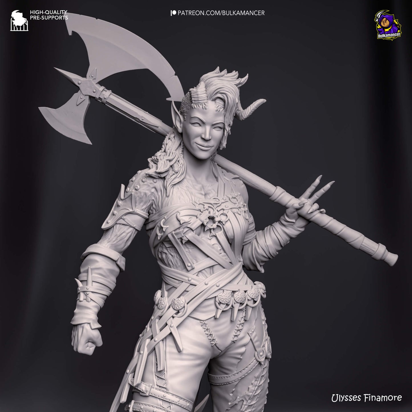 Karlach Figure - Baldur's Gate Figurine