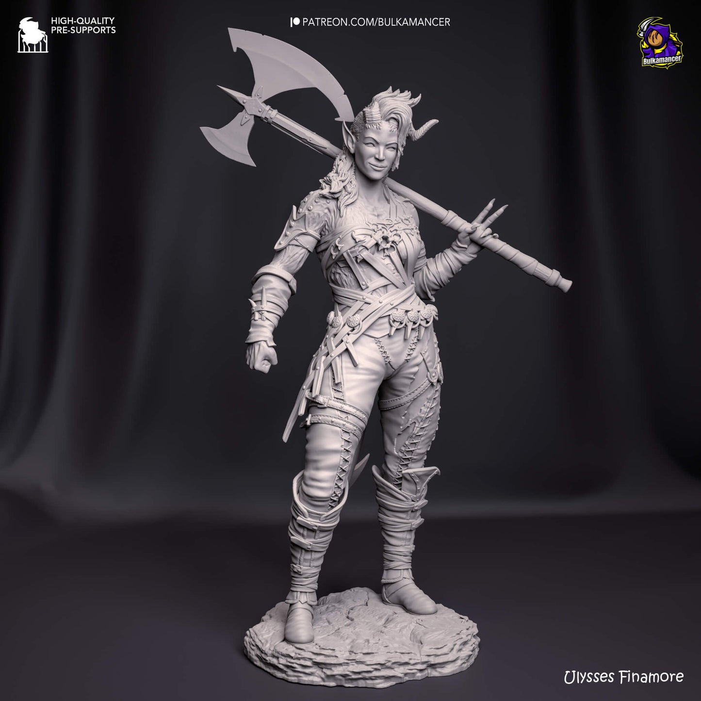 Karlach Figure - Baldur's Gate Figurine