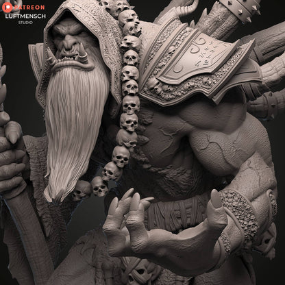 Gul'dan Figurine - World of Warcraft Inspired Collectible