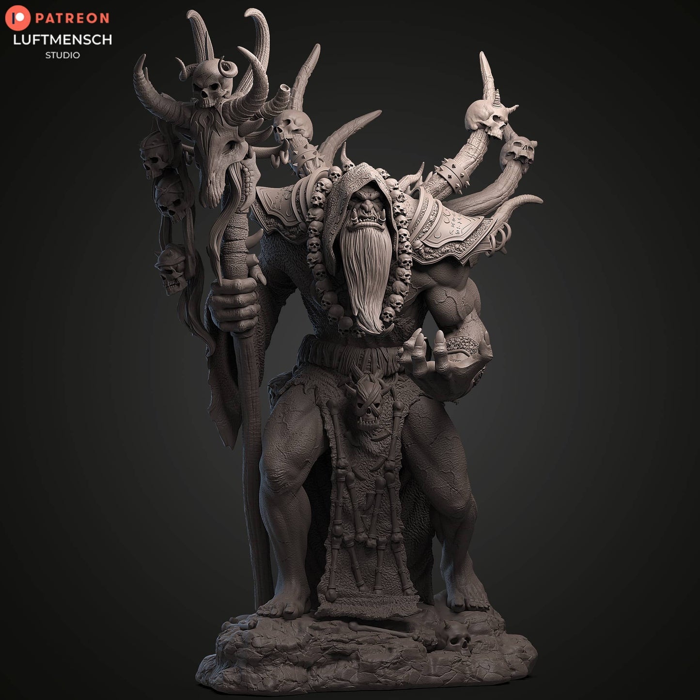 Gul'dan Figurine - World of Warcraft Inspired Collectible