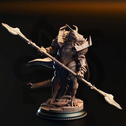 Apokris the Resolute – Silver Dragonborn Paladin