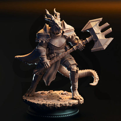 Azmordion’s Chosen – Silver Dragonborn Knights