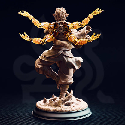 Caryian – Elf Monk of the Astral Sun