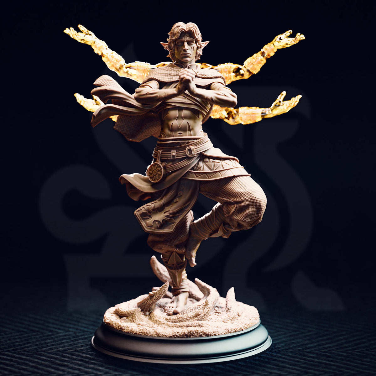 Caryian – Elf Monk of the Astral Sun