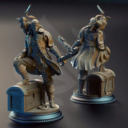 Water Genasi Pirate Scoundrel - Ervin "Wave Dancer" Barton