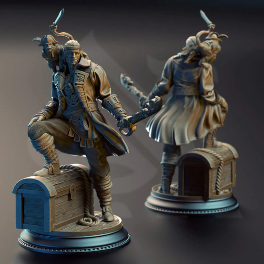 Water Genasi Pirate Scoundrel - Ervin "Wave Dancer" Barton