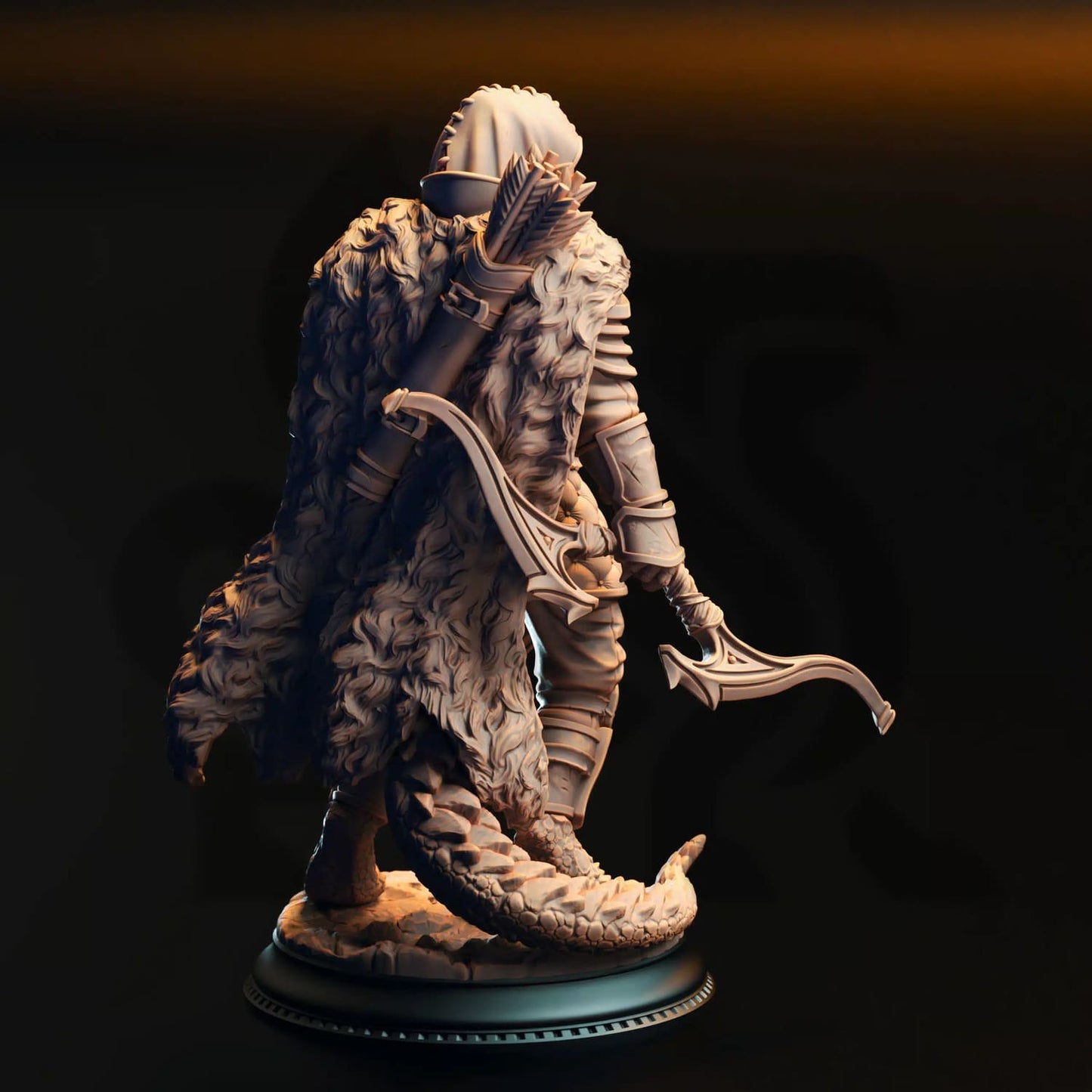 Gelzik Pad-Foot – Black Dragonborn Ranger