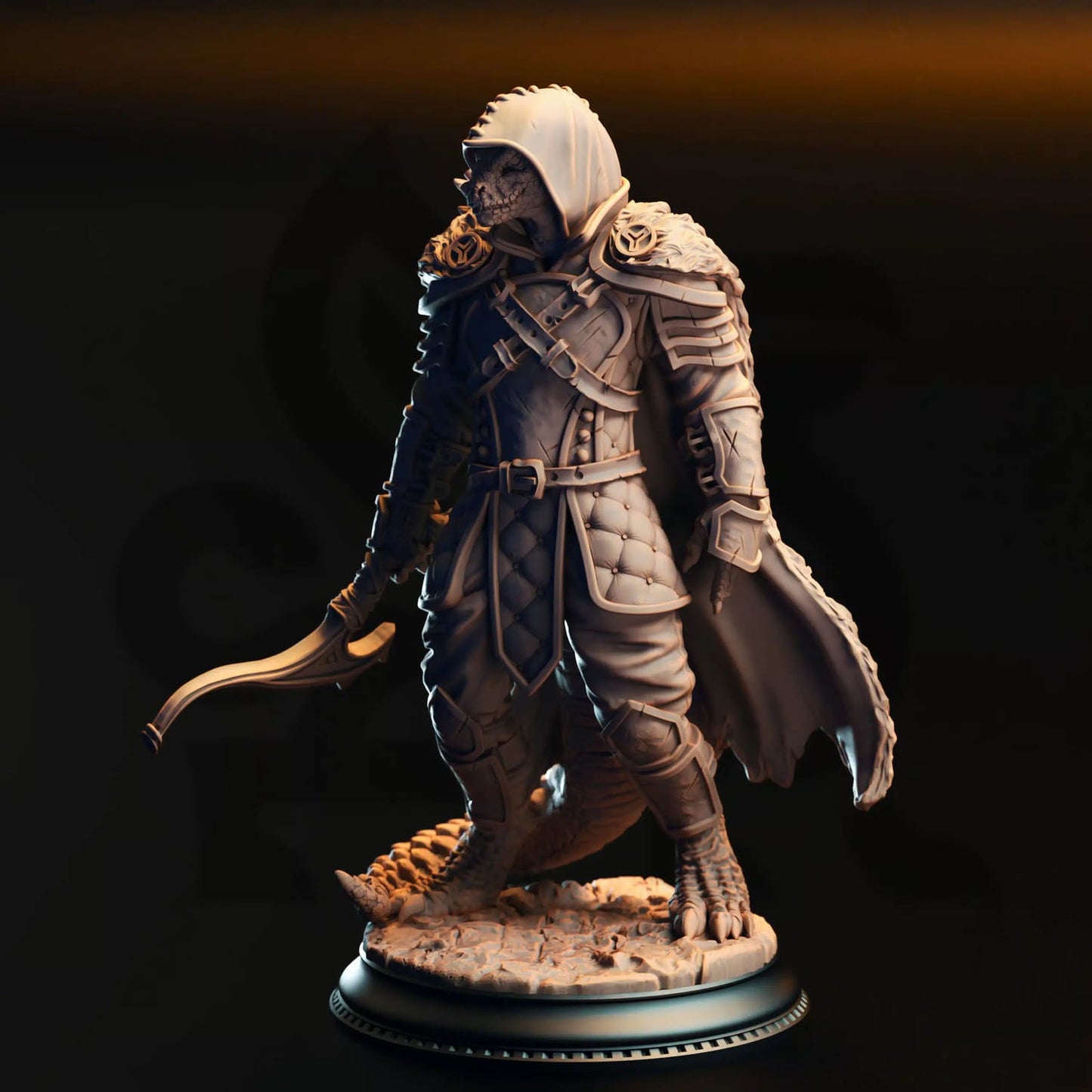 Gelzik Pad-Foot – Black Dragonborn Ranger