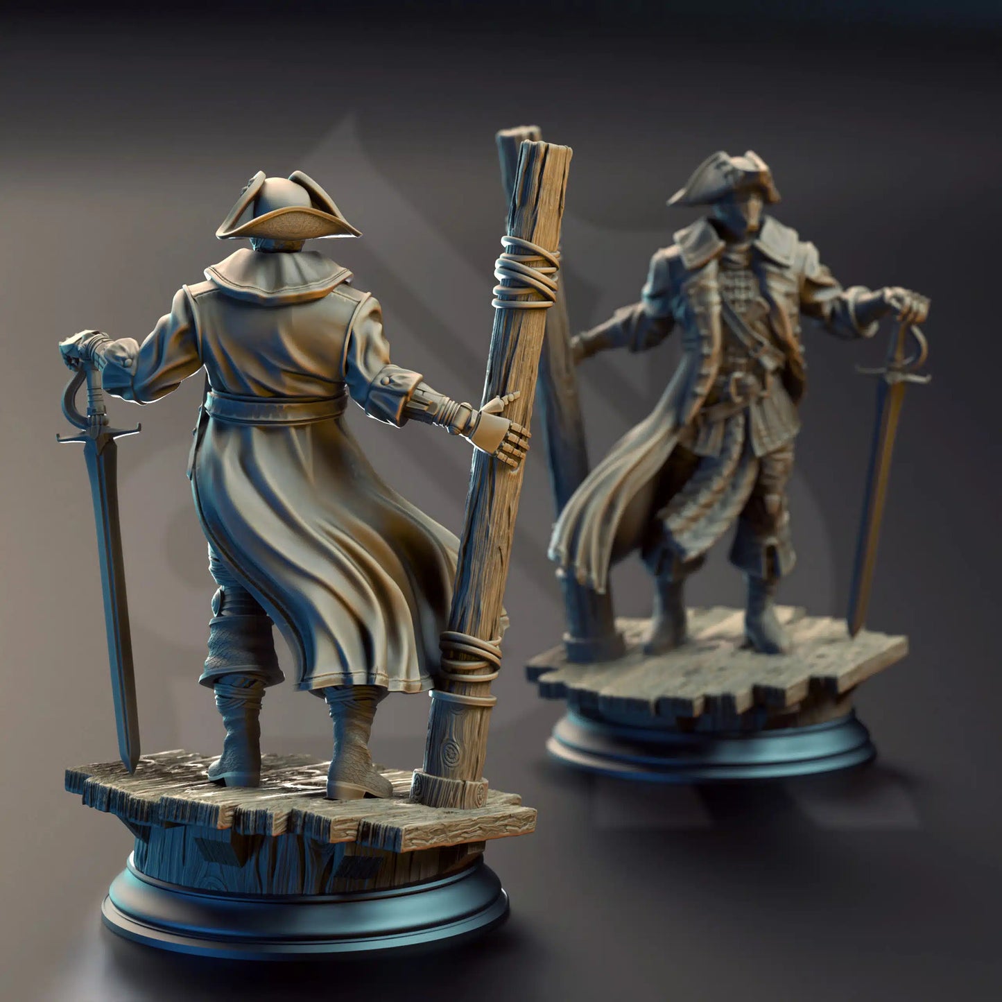 Harvold “Blue Eyes” Stalson – Warforged Swashbuckler