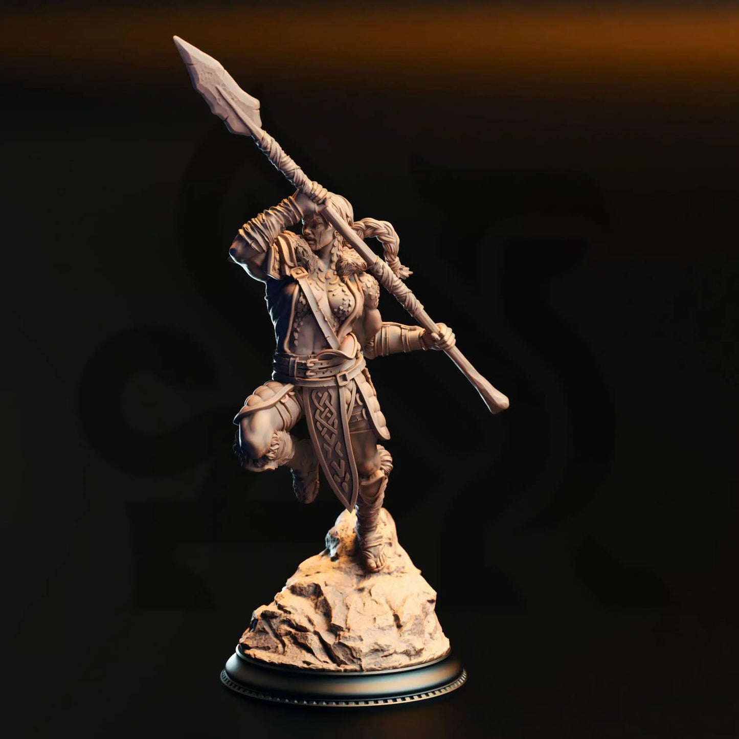 Illyria Spineshatter – Half-Dragon Barbarian