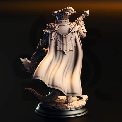 Ilvias the Reaper – Silver Dragonborn Warlock