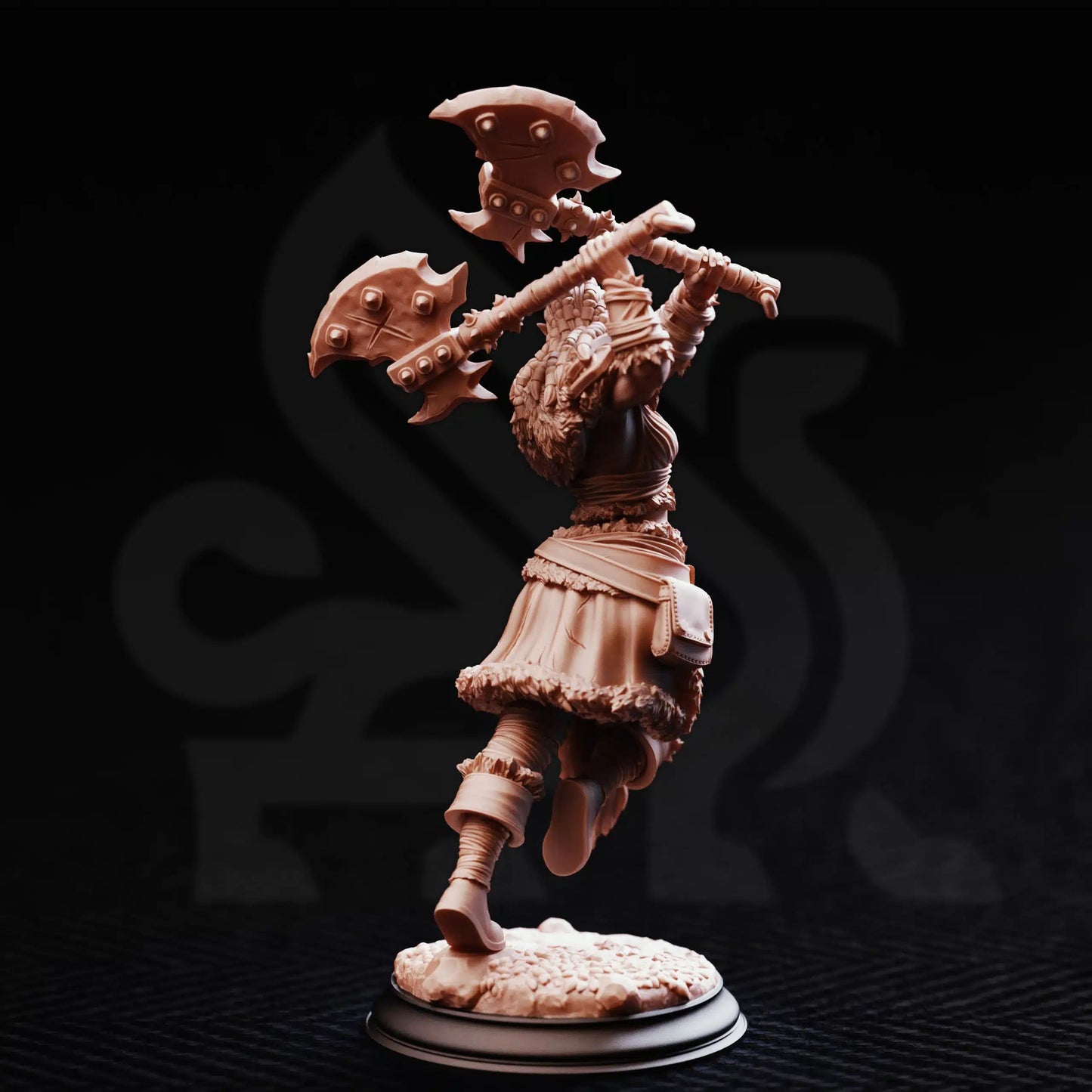 Tekrana of the Bloodfangs – Half-Orc Barbarian