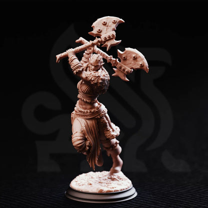 Tekrana of the Bloodfangs – Half-Orc Barbarian