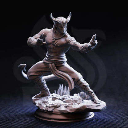 Verek “Heartless” of the Spit – Tiefling Monk