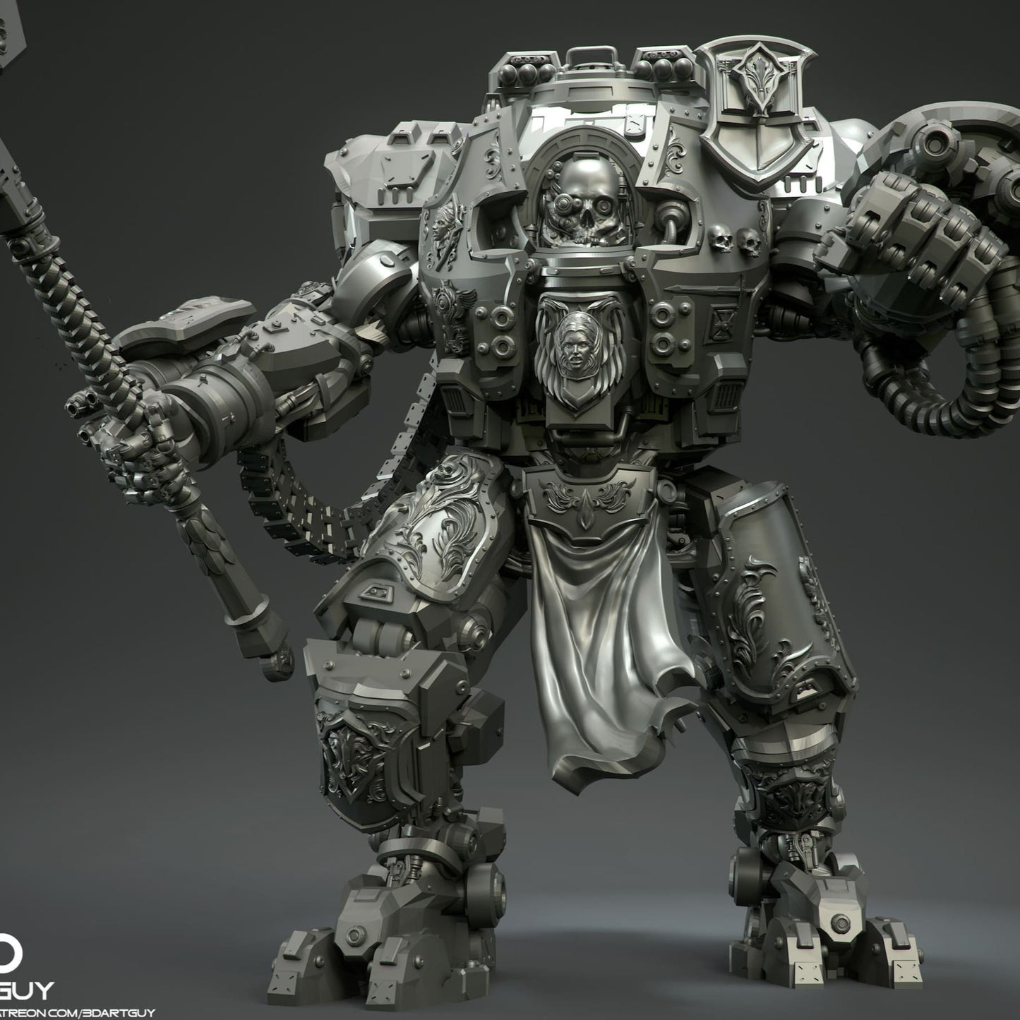 Judicator Dread Knight - Grimdark War Machine