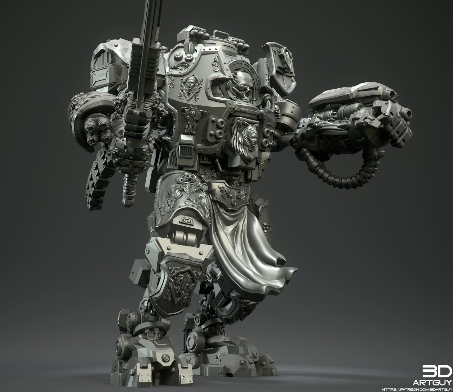 Judicator Dread Knight - Grimdark War Machine
