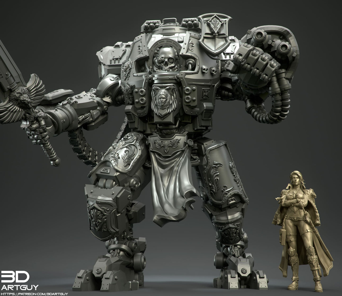 Judicator Dread Knight - Grimdark War Machine