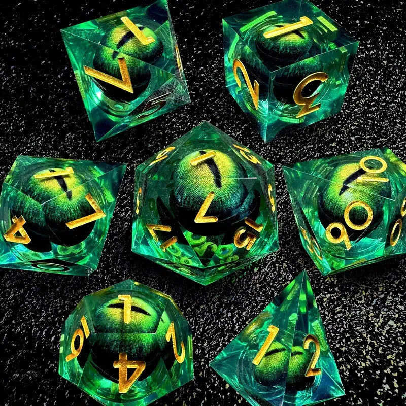 Liquid Core Rollspelstärningar - Eye of the Beholder Grön
