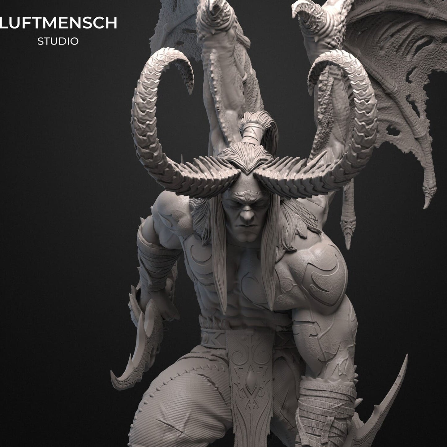 Illidan Stormrage figure seen from the front