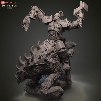 Orgrim Doomhammer Figurine - World of Warcraft Inspired Collectible