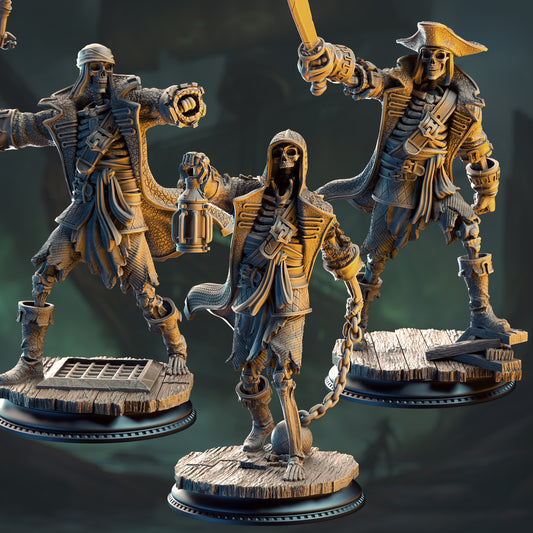 Pirate Skeleton Crew - Undying Scallywags of the Damned Galleon